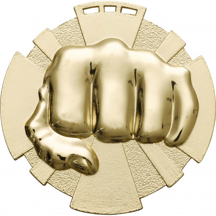 GOLD / SILVER / BRONZE 80MM FIST MEDAL